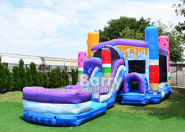 Ice Pops Mega Front Loader Inflatable Combo Bouncer Untuk Anak-Anak