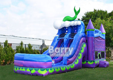 Mermaid Dual Lane Titan Plus (6 IN 1) Combo / Tiup Bouncer Slide Combo
