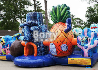 Halaman Belakang Rumah Bouncing Inflatable Untuk Playland Inflatable Spongebob Balita Kendala