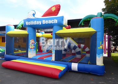 0,55 m PVC Bahan Taman Bermain Peralatan Tiup / Outdoor Holiday Beach Inflatable Playland