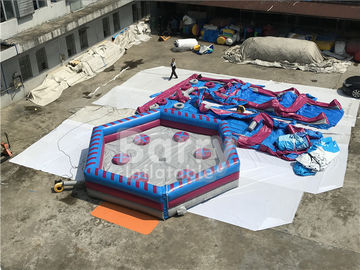 Man Standing Meltdown Rotating Game Olahraga Tiup dengan Kontroler, Game Lengan Anak Sweeper