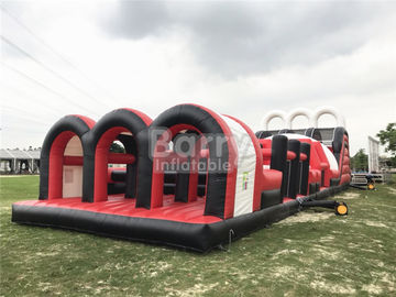 Merah Besar Hambatan Komersial Rumah Bouncing, Tiup Rush Rush Ekstrim