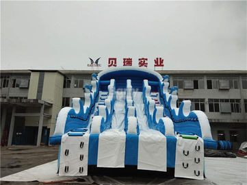 Slide Air Raksasa Tiup Untuk Kolam Renang, Slide Taman Air Inflatable Dewasa