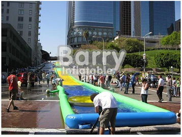 Seluncuran Air PVC Terpal Raksasa Tiup, Custom City City