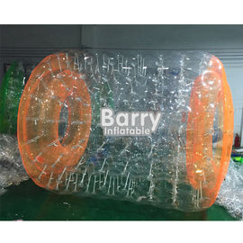 Disesuaikan TPU / PVC Water Roller Ball Mainkan Di Kolam Renang / Taman Air Playground Inflatable Water Ball