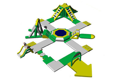 0.9mm Plato PVC Tarpaulin Giant Inflatable Water Parks, Wibit Sport Park 145 Bagian