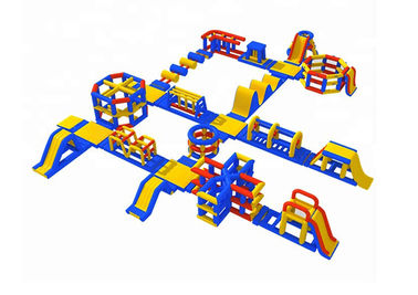 0.9mm Plato PVC Terpal Raksasa Inflatable Water Park Games, Wibit Sport Park 35 Parts