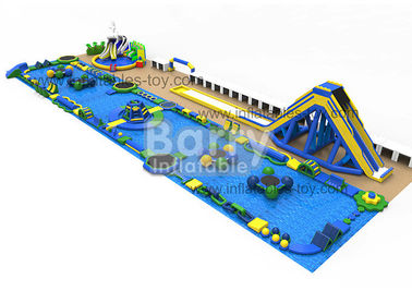 Open Water Game Tiup Air Sport Park Challenge Dengan 0.9mm PVC Tarpaulin