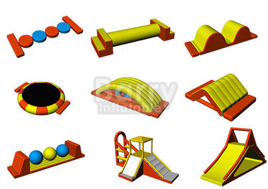 Musim panas Splash Inflatable Water Park Peralatan Comercial Inflatable Floating Water Park