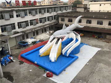 Kolam Mobile Shark Commercial Commercial Pool Tiup Besar / Peralatan Taman Air