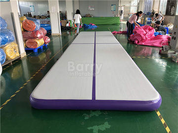 Jalur Udara Inflatable Komersial / Purple Air Jump Tumble Trak Untuk Senam Olahraga