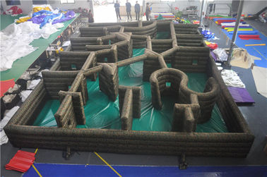 Dewasa Inflatable CS Laser Permainan Olahraga CS Inflatable Paintball Bunker Maze