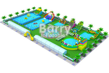 Rencana Bisnis Taman Bermain Air Tiup Kering PVC Tarpaulin 0.9mm