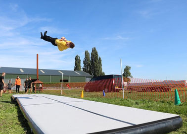 Keselamatan Yoga Senam Pelatihan Inflatable Air Floor Tumble Track Untuk Home Edition