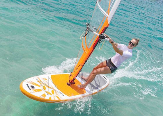 Surf Life Saving Inflatable SUP Board Laminasi Drop Stitch Lapisan Ganda