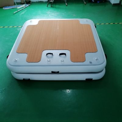 Dok Apung Tiup 2x2m Custom Made Dengan Tangan Kaki Atau Pompa Listrik