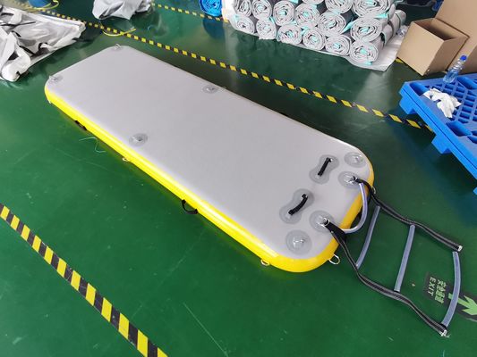 Kustom Drop Stitch Fabric Floating Inflatable Patio Dock 3m 4m 5m 6m Untuk Berenang Dan Memancing