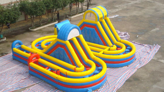 Game Balap Rintangan Tiup Dengan Bouncer Slide Castle