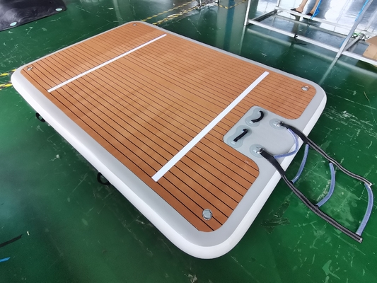 Swim Sup Dan Fishing Tiup Portabel Dock Mat 4x2x0.2m