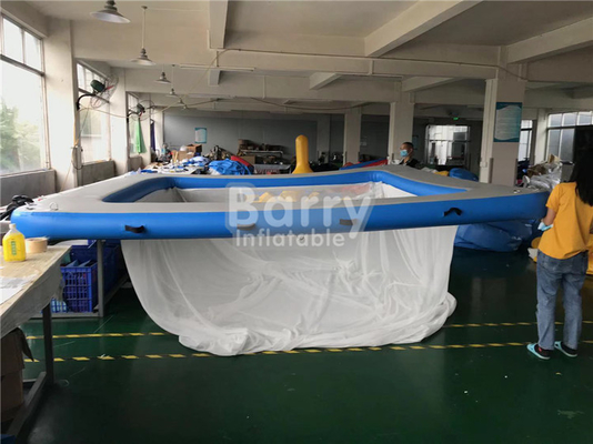 Floating Inflatable Swimming Pool Ocean Anti Jellyfish Netting Enclosure Untuk Yacht