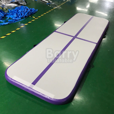 Profesional Warna Ungu 3x1m Tikar Senam Tiup Tumbling Air Track