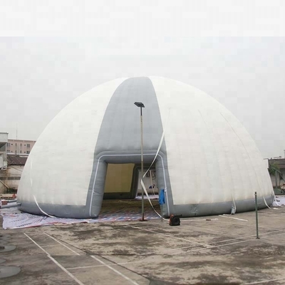 Ground Air Building Inflatable Dome Tent Tahan Angin 100Km / H