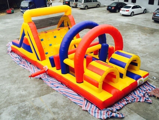 10x4x3.5m Taman Hiburan Tiup Rintangan Taman Hiburan Anak-anak Bouncer Castle