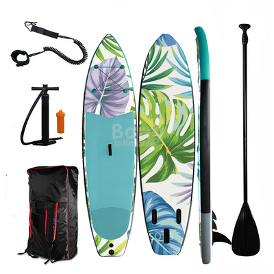 Papan SUP Tiup Lapisan Ganda Drop Stitch PVC Stand Up Papan Selancar Tiup