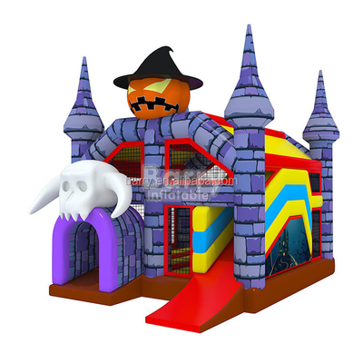 SCT Halloween Inflatable Bouncer Untuk Anak-anak Rumah Bouncing Natal