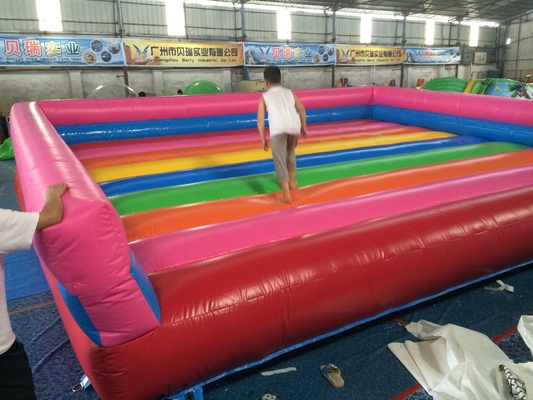 DWF Inflatable Jump Mat Bouncy Pad Senam Olahraga Air Track