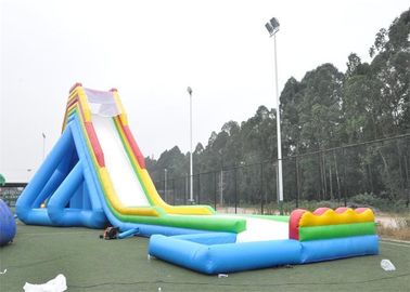 Slide Air Tiup Raksasa Panjang Tahan Lama Untuk Ukuran Dewasa 60 * 15 * 12m
