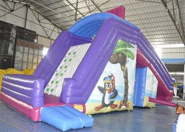 Besar Waterproof Anak Slide Inflatable Komersial Untuk Sewa Kolam Renang