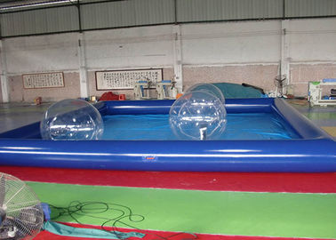 Kolam Renang Keluarga Tiup Dengan Bola Air Zorb / Kolam Renang Air Tiup