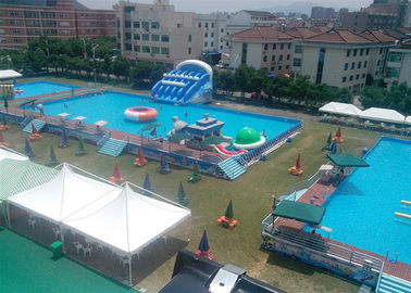 Keluarga Logam Bingkai Kolam Renang Dengan PVC Tahan Air, Peralatan Kolam Renang Set