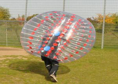 PVC / TPU Outdoor Inflatable Toys, Inflatable Body Bubble Ball Soccer
