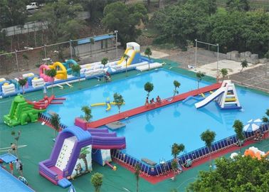 Durable Inflatable Aqua Park / Water Park Projects Untuk Game tiup