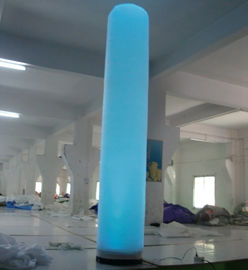 EN71 Disetujui Kolom Tiup Komersial Besar dengan Lampu LED