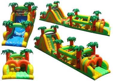 Renting Durable Inflatable Hambatan Kursus Untuk Jungle Bertema Party