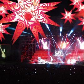 Oxford Cloth Inflatable Advertising Products Star Lighting untuk Liburan