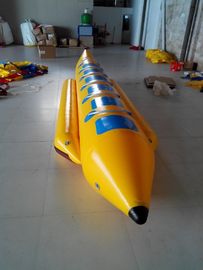 Single Lane Inflatable Water Toys, PVC Terpal Banana Boat Towable untuk 6 Orang