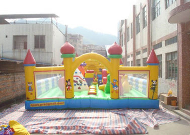 EN71 Large PVC Tarpaulin Inflatable Bouncy Castle Untuk Permainan Anak-Anak