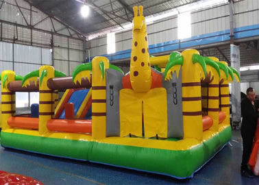 Naked Palm Tree PVC Tarpaulin Inflatable Bouncy Castle untuk Anak-Anak
