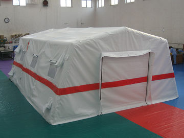 Rumah Sakit Warna Putih Tradisional Tenda Tiup, 0.65mm PVC Inflatable Emergency Tent