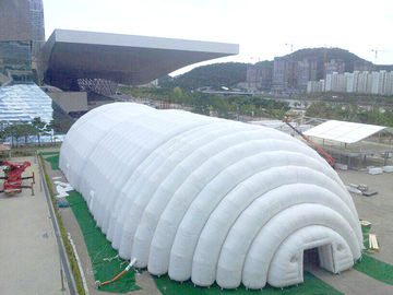 Menakjubkan FR Rip Stop Nylon Putih Globe Marquee Pameran Tenda Inflatable