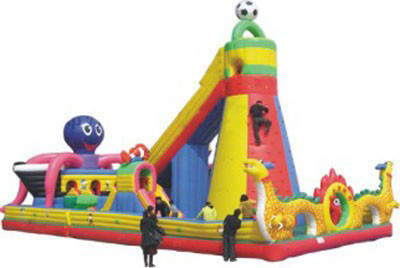 NFPA701 Taman Hiburan Tiup Dalam Ruangan Double Triple Stitch