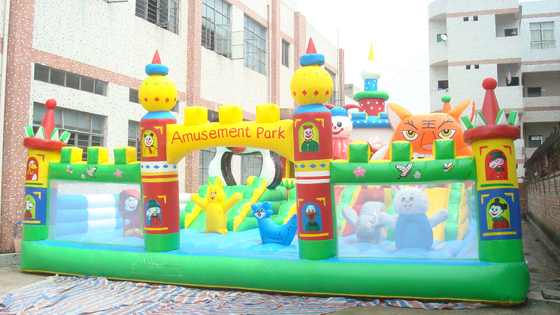 Playground Games Taman Hiburan Tiup Tarpaulin Kids Bouncy Castle