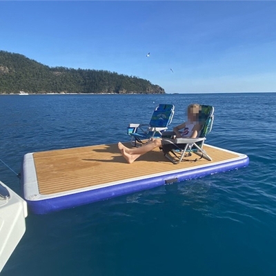 OEM Inflatable Floating Dock Drop Stitch PVC Ocean Floats Dan Rakit