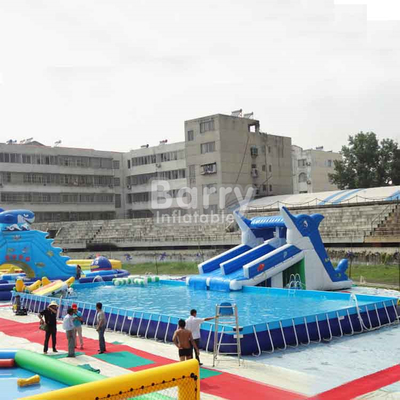 Kolam Renang Tahan Air PVC Tahan Api Tinggi 1m