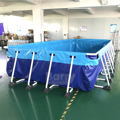 PVC Tarpaulin Liner Portable Water Pool Untuk Peralatan Taman Air Hiburan
