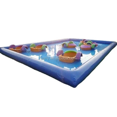 Perahu Dayung PVC Tahan UV 0.9mm Untuk Kolam Renang Tiup